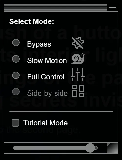 Modes of Operation