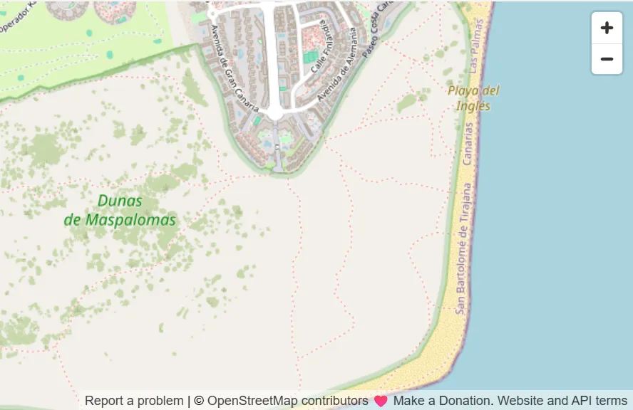 Hotel location map