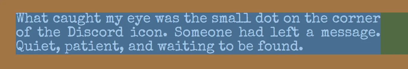 An paragraph overflowing to the right beyond the device limits